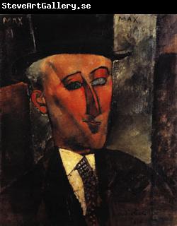 Amedeo Modigliani Portrait of Max Jacob